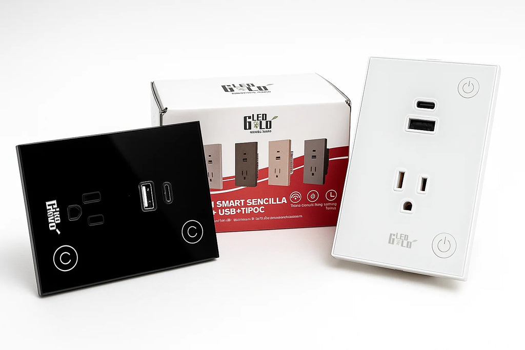 Toma Smart Sencilla INC+USB+TIPOC
